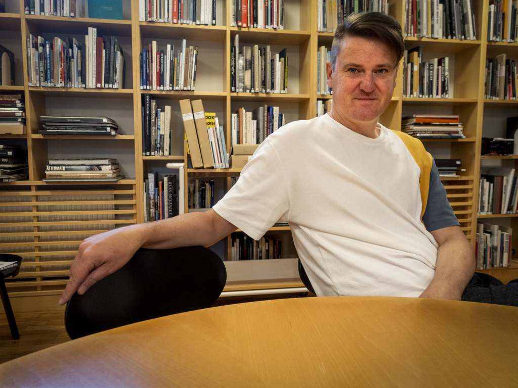 Fotofika med Andreas Hagström, ny bibliotekarie på Hasselblad