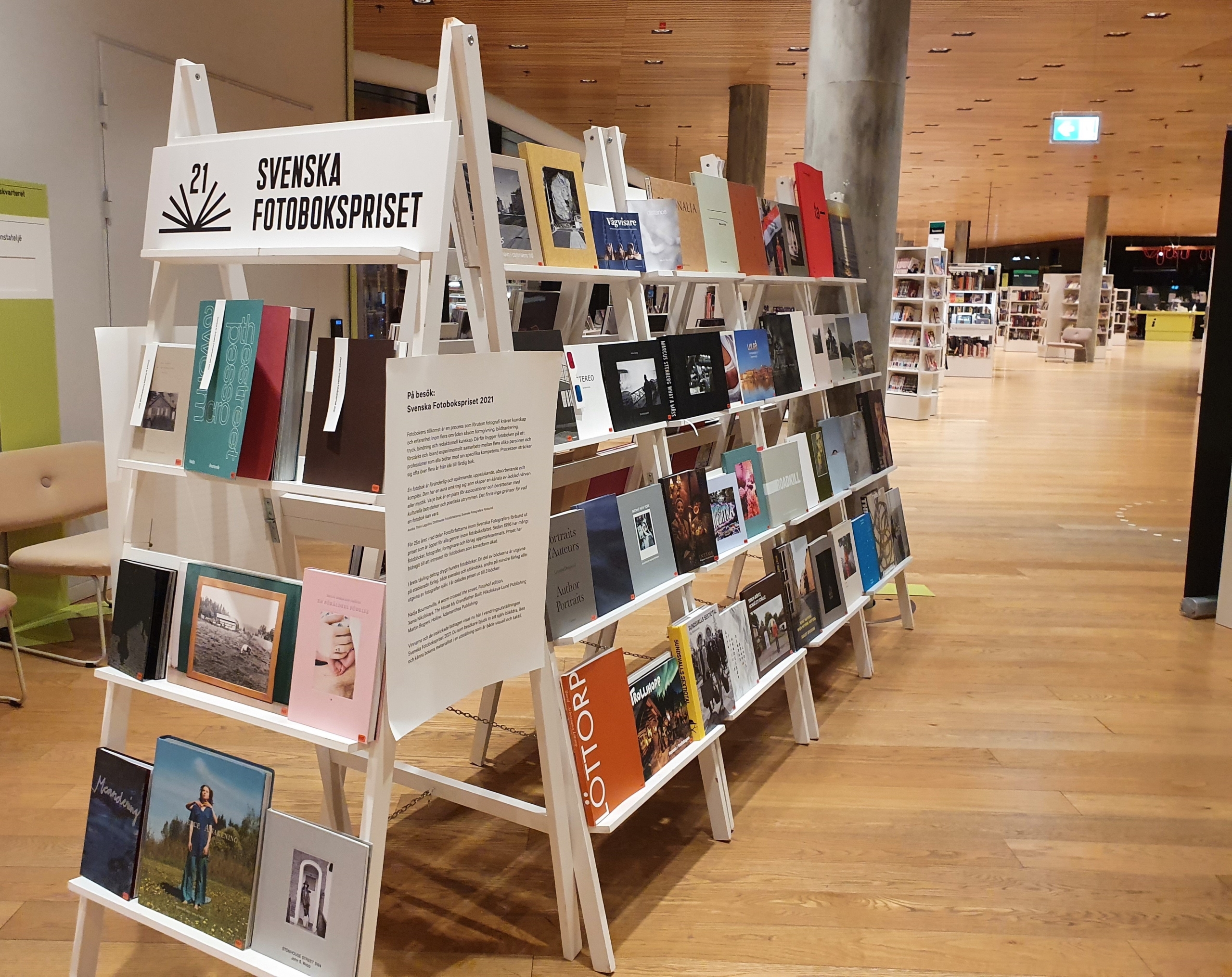 Utställningen Svenska Fotobokspriset 2021 i Umeå