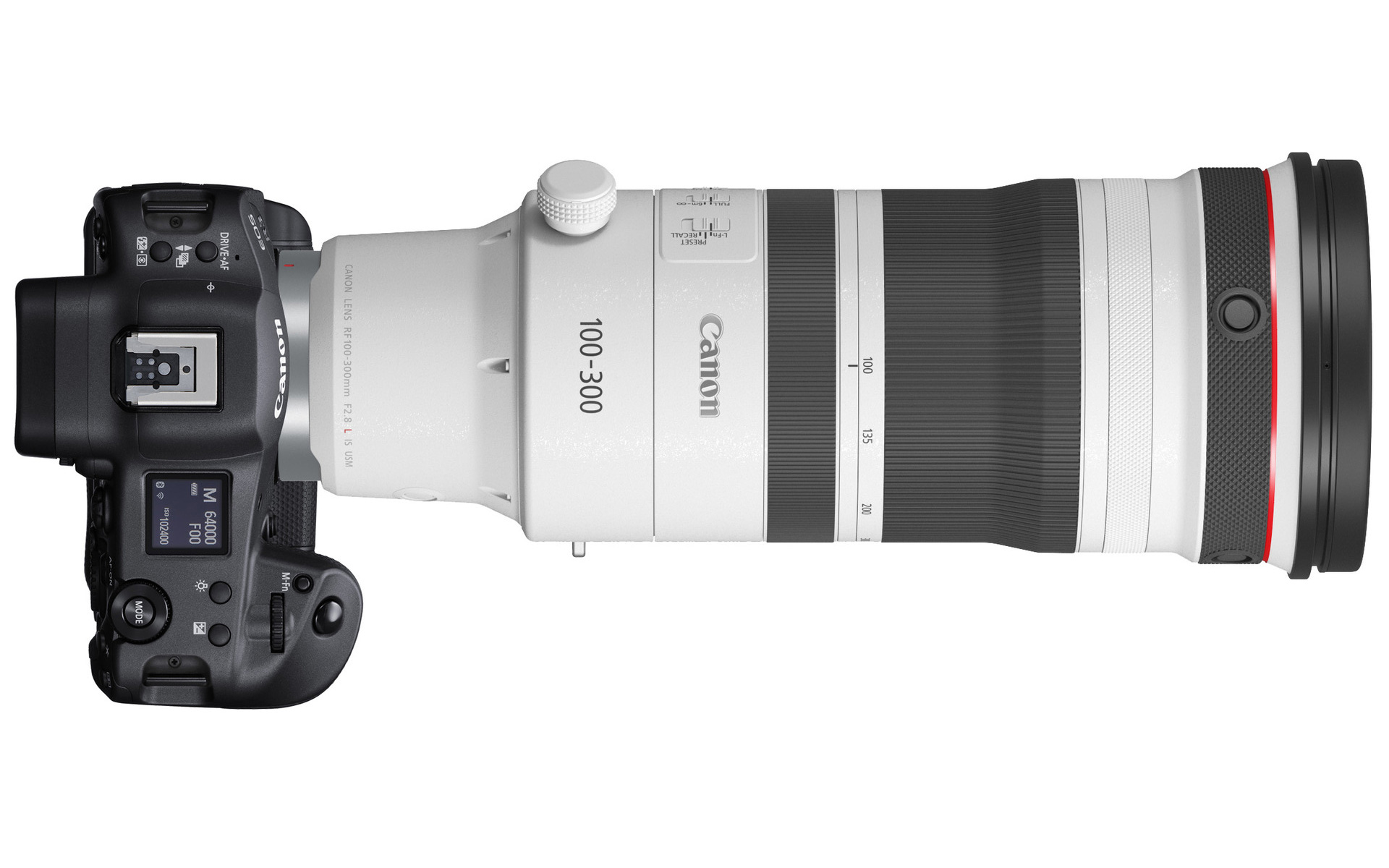 Canon RF 100-300 mm f/2,8L IS USM – ljusstark supertelezoom
