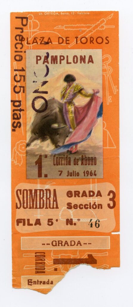 Berättelsen om en bild:  Pamplona 1964