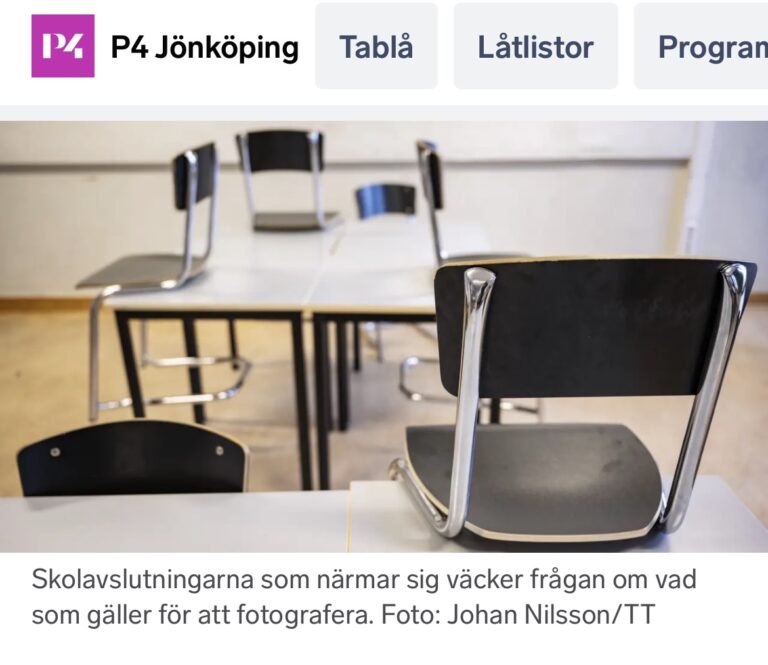 Vad gäller vid fotografering på skolavslutningar?